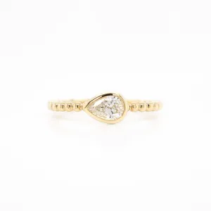 0.31ctw Pear Diamond Fashion Ring