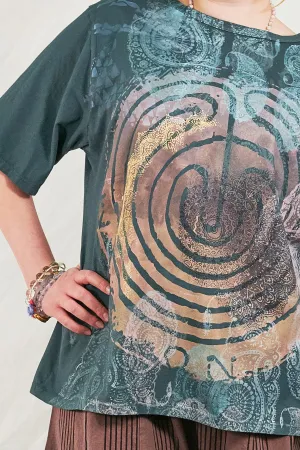 1144-s/s Simple Tee Puddle-P
