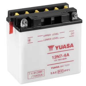 12N7-4A DG Battery with acid pack Yuasa (12N74APK)