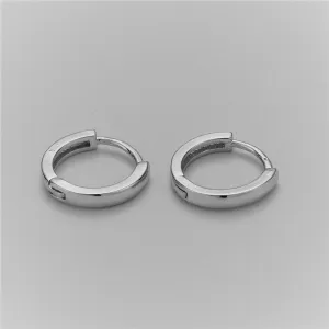 15mm Simple Round Hoop Huggie Earring*