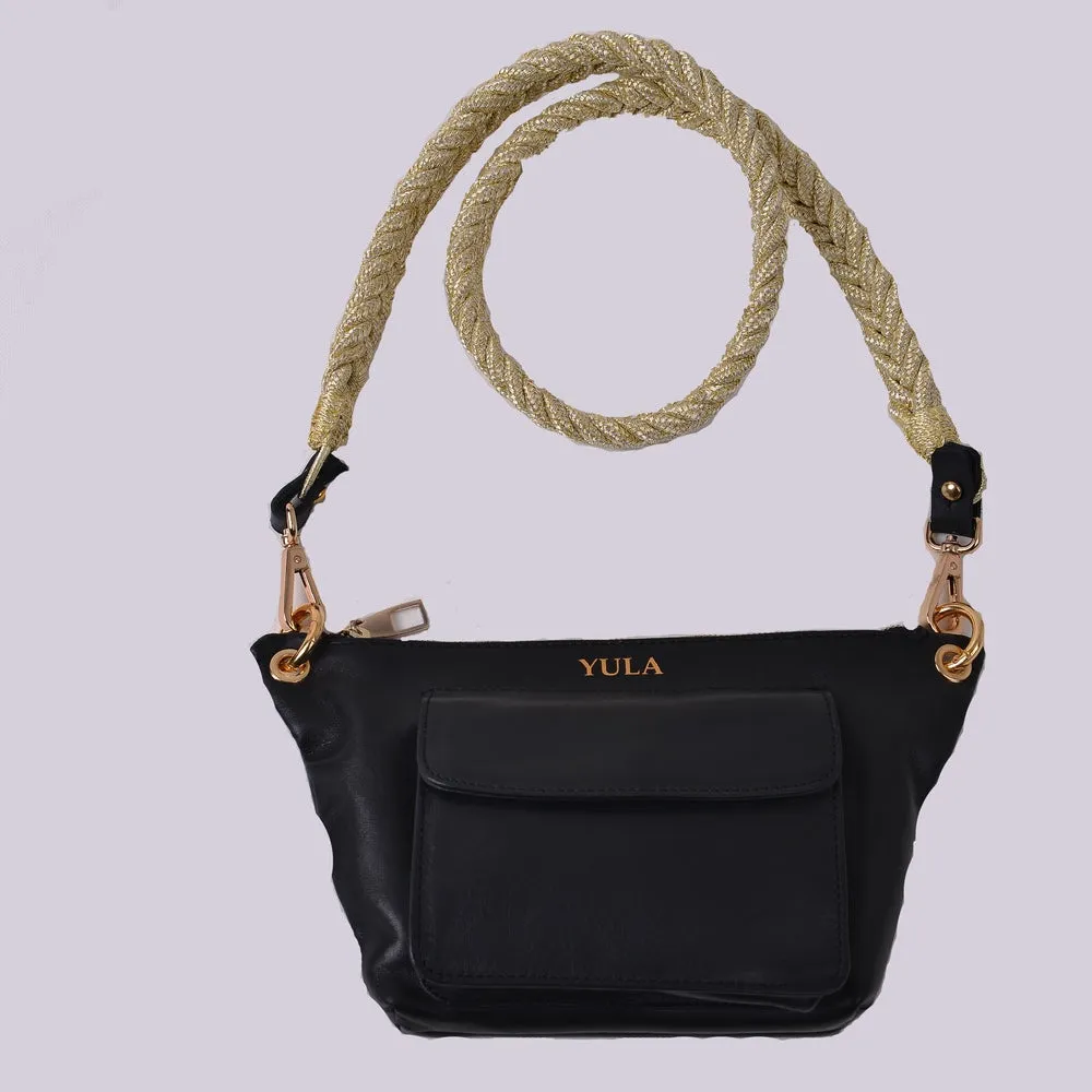1901 Lina Mini Crossbody Bag - Black