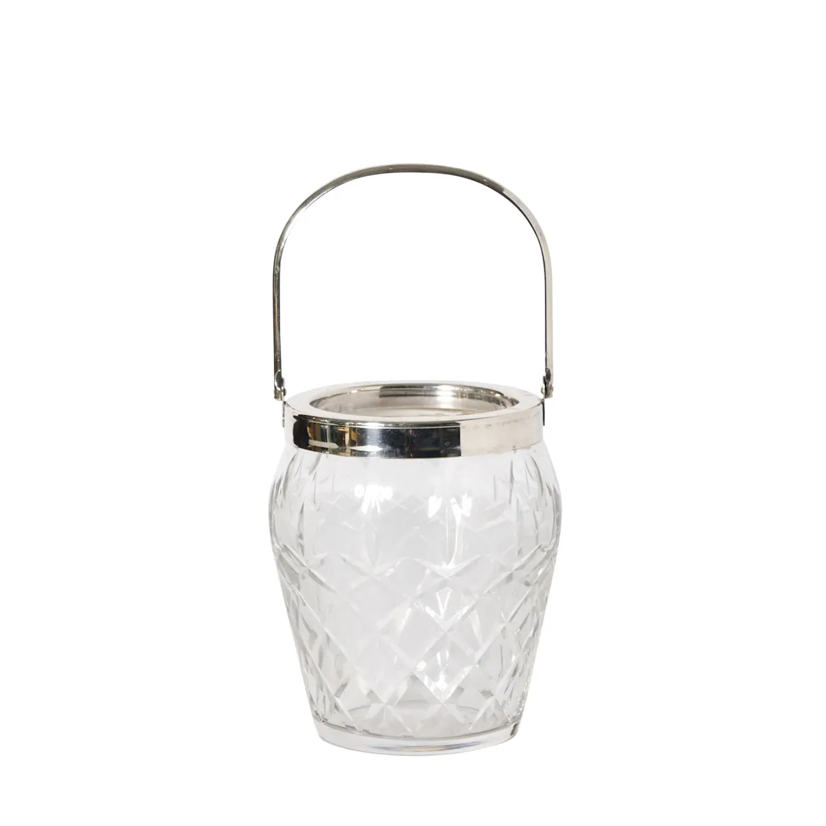 1950s Crystal Ice Bucket
