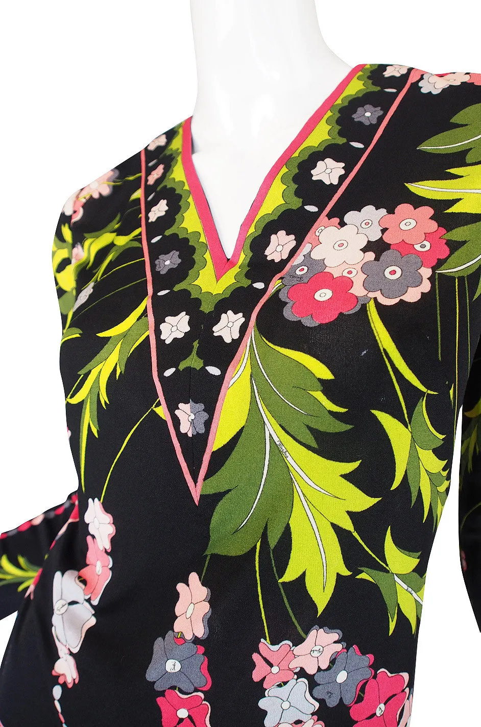 1960s Silk Jersey Emilio Pucci Skirt & Top Set