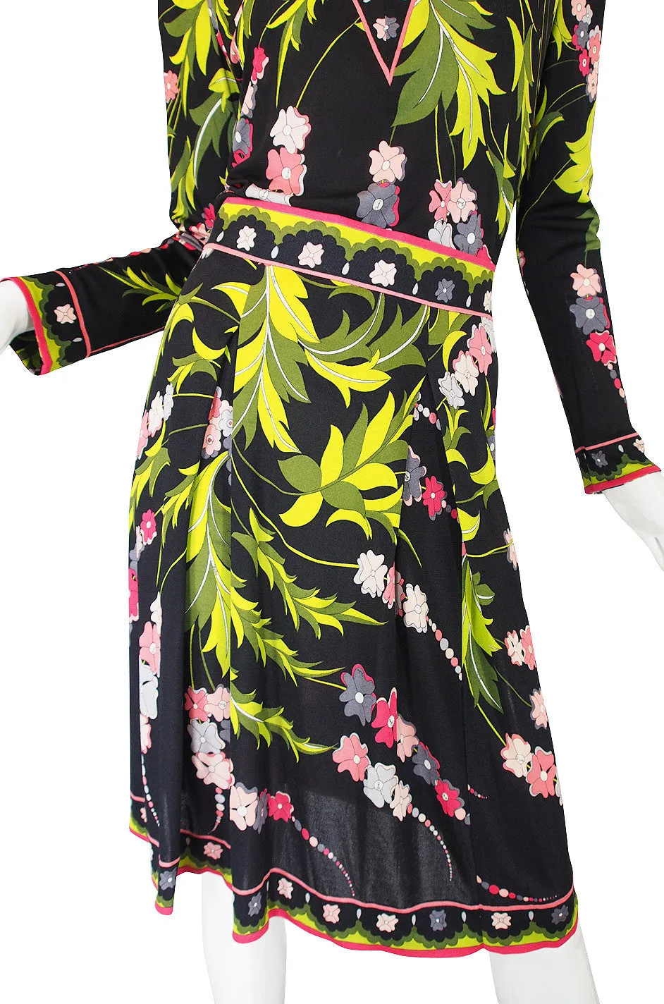 1960s Silk Jersey Emilio Pucci Skirt & Top Set