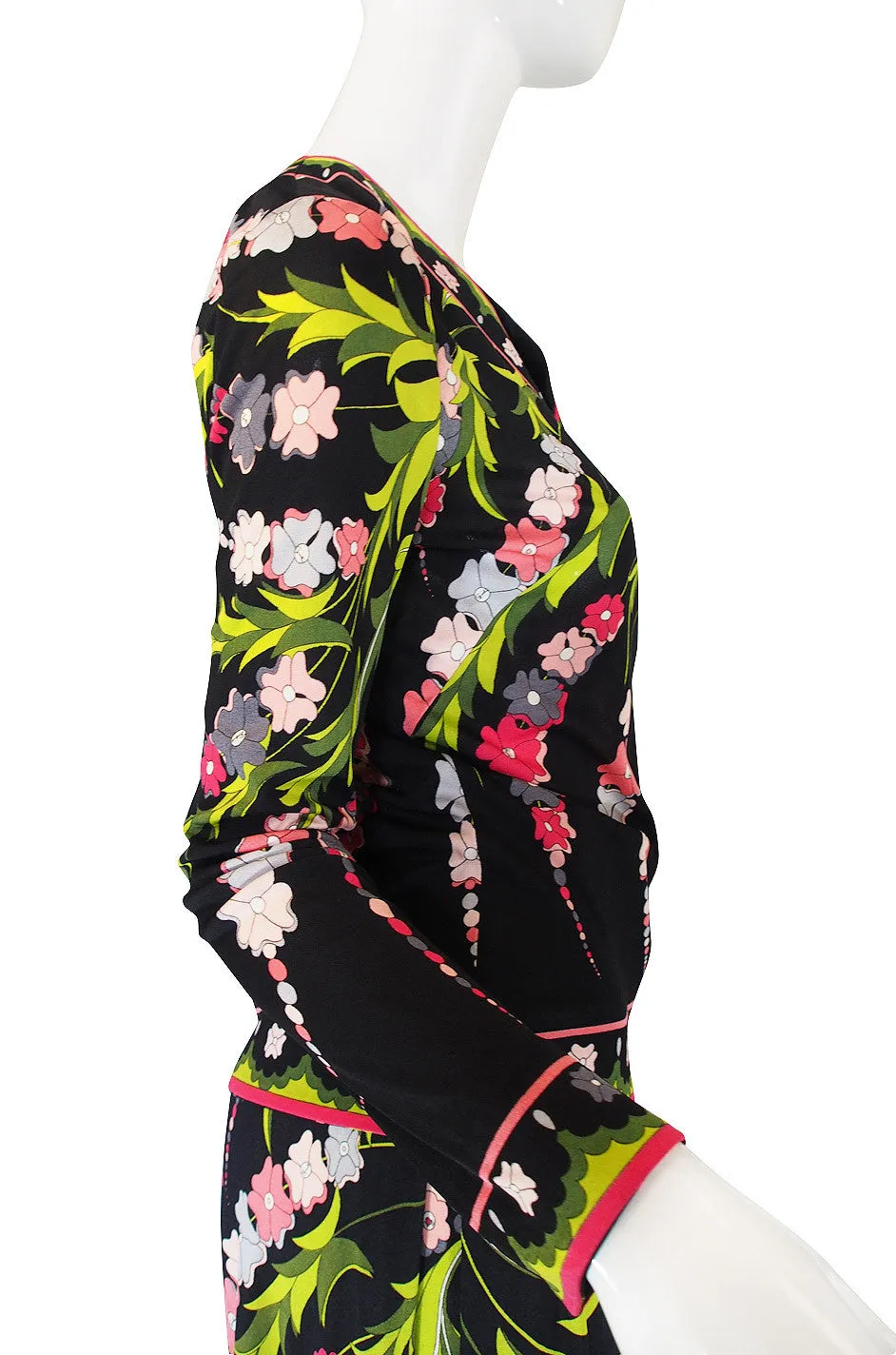 1960s Silk Jersey Emilio Pucci Skirt & Top Set