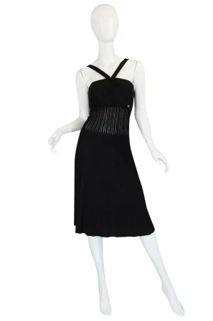 2008C Chanel Resort Runway Knit Bandage Halter Top Dress