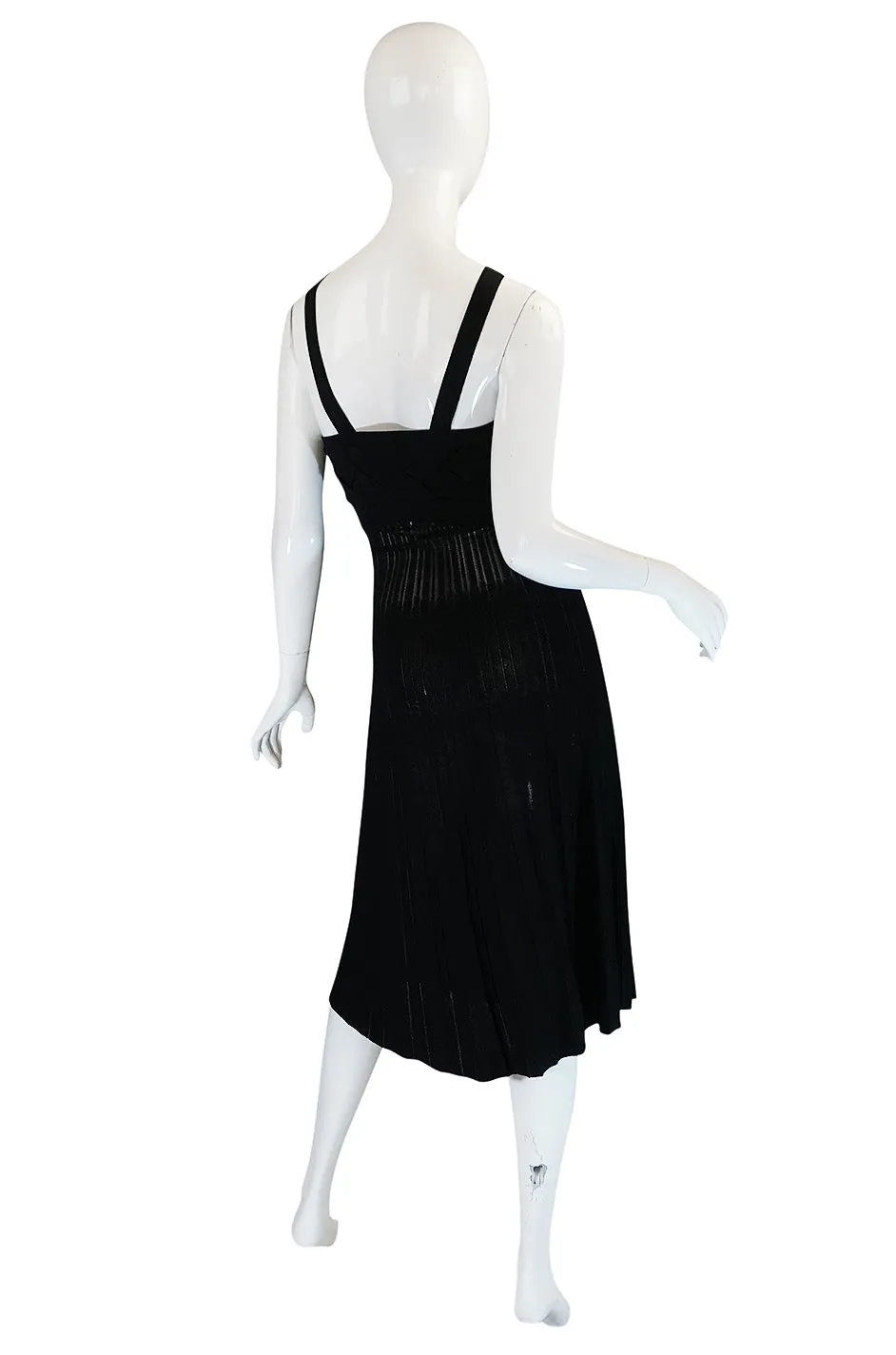 2008C Chanel Resort Runway Knit Bandage Halter Top Dress