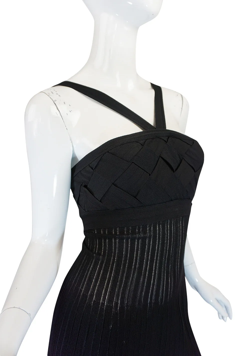2008C Chanel Resort Runway Knit Bandage Halter Top Dress