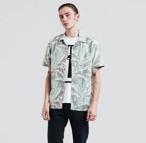21975-0008 Levi's Premium SS Hawaiian Shirt Holtville Ming Green