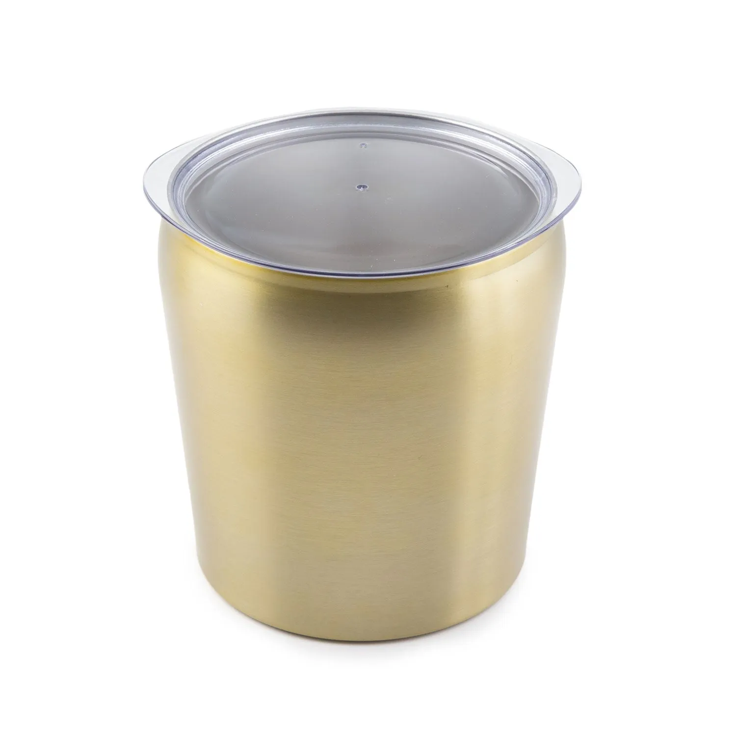 3 Quart Brushed Gold Insulated Ice Bucket
