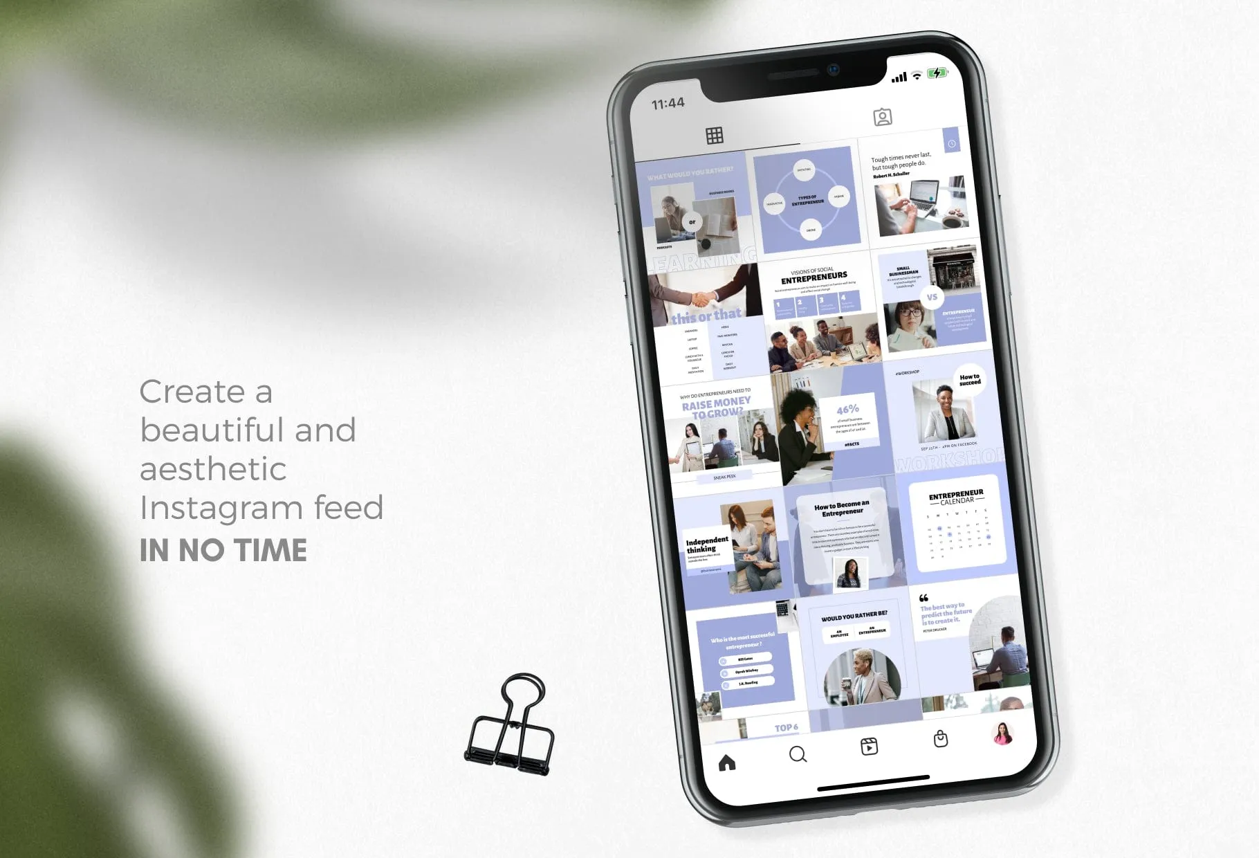 30 Entrepreneur Instagram Post Canva Templates