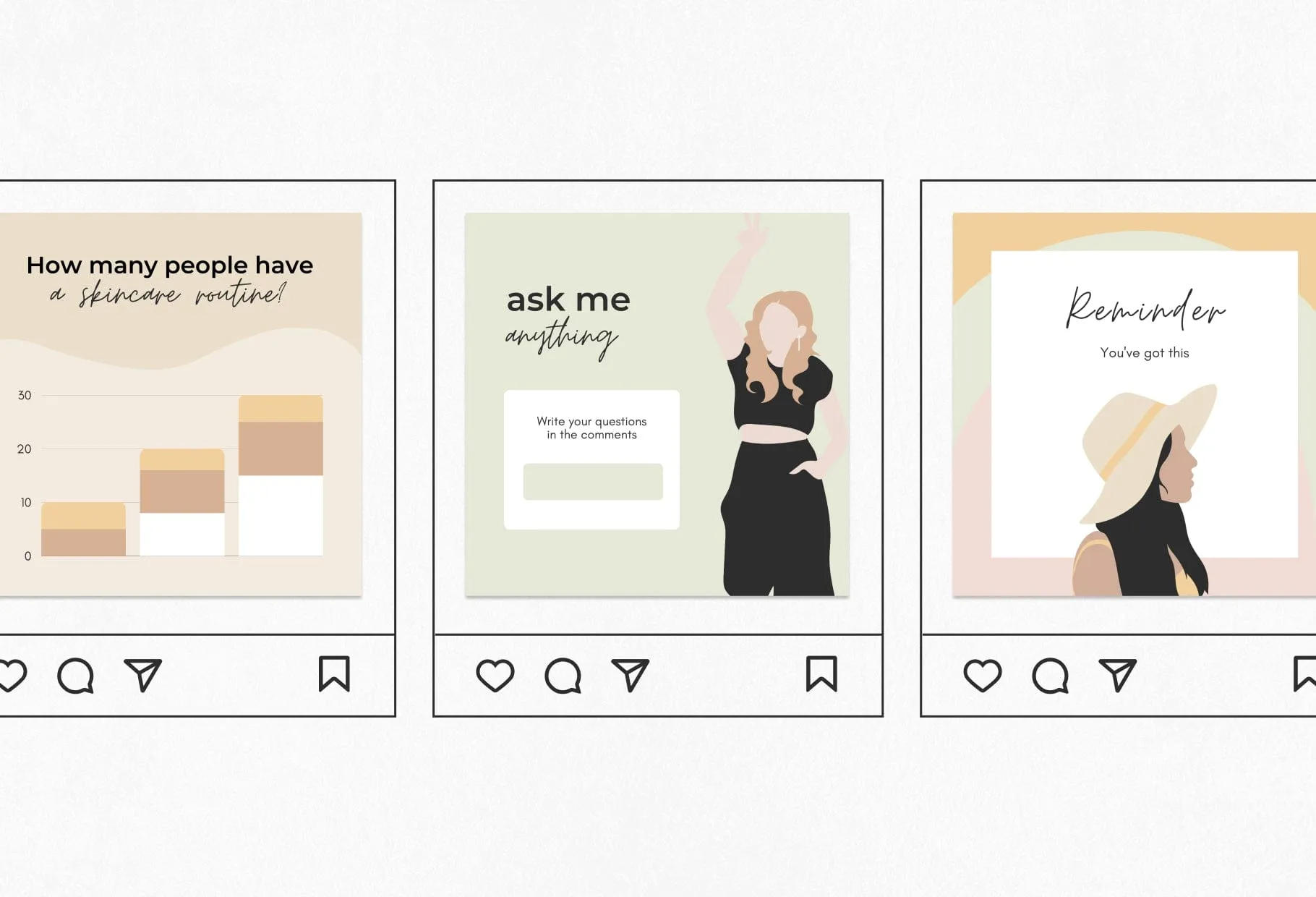 30 Women Empowerment Instagram Post Canva Templates
