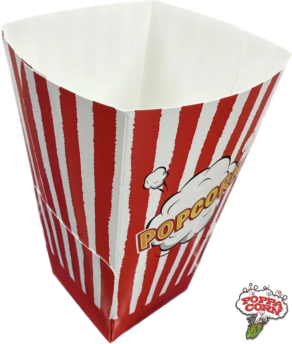 46oz Square Popcorn Bucket All New Design 100% Biodegradable - 450/case