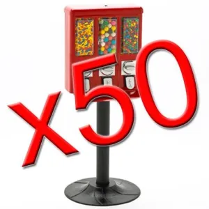 50 All Metal Triple Vending Machines