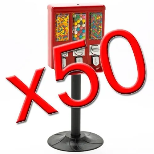 50 All Metal Triple Vending Machines
