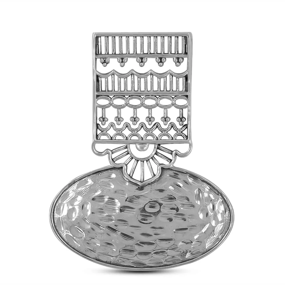 925 Sterling Silver Fillgree Designer Pendant Set