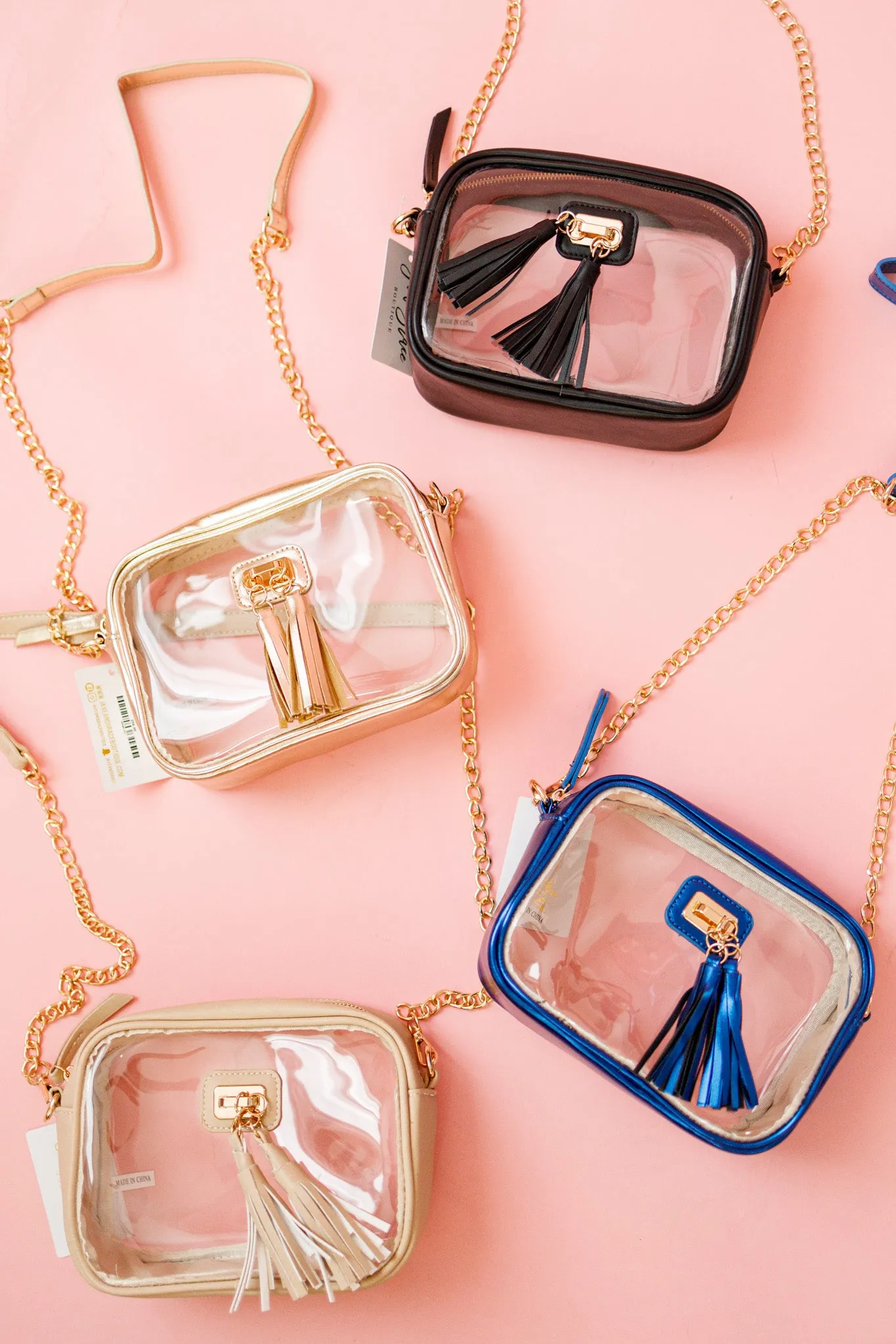 Addison Clear Crossbody, VARIOUS