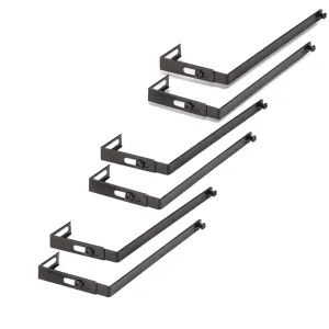 Adjustable Cubicle Hangers, Set of Six