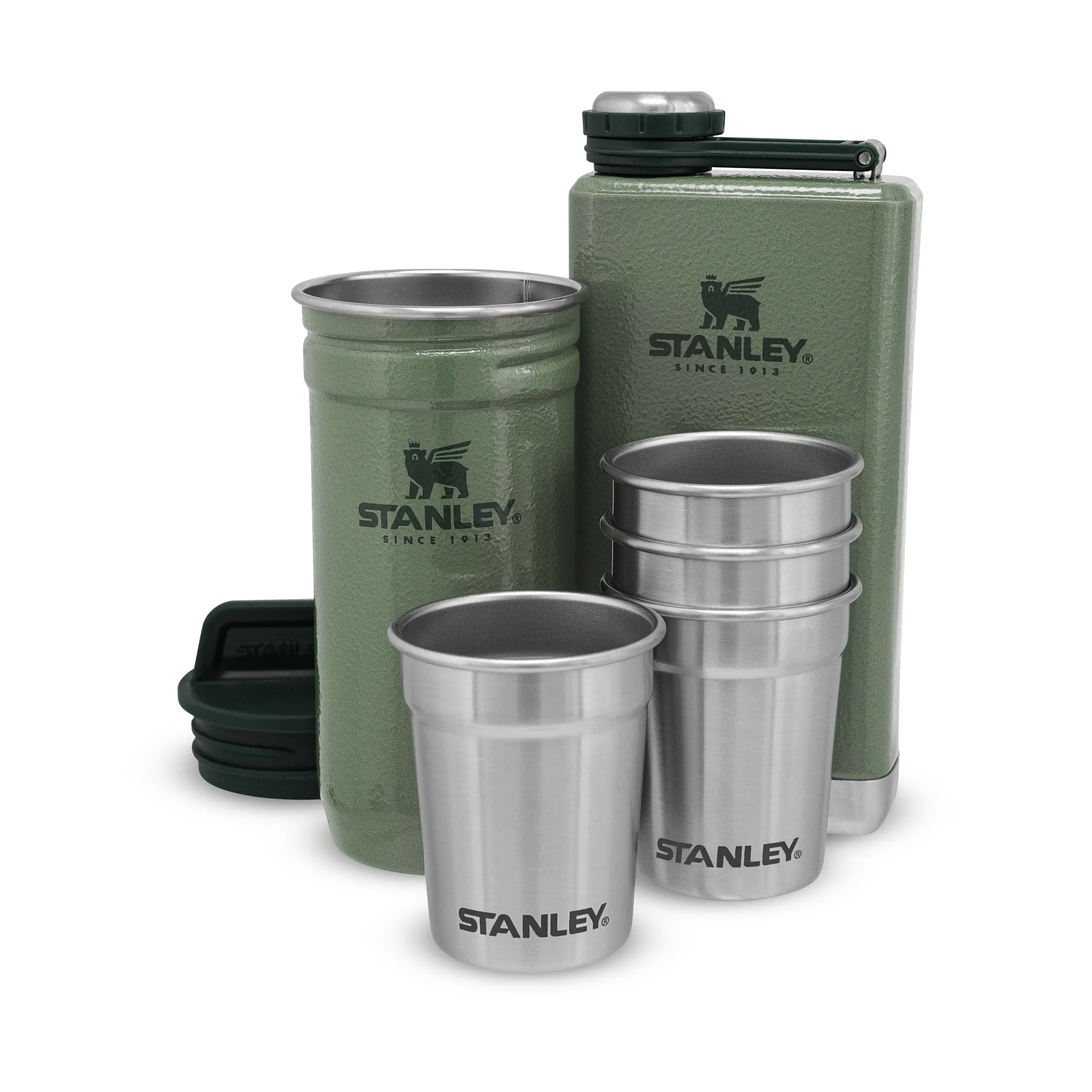 Adventure Pre-Party Shot Glass   Flask Set