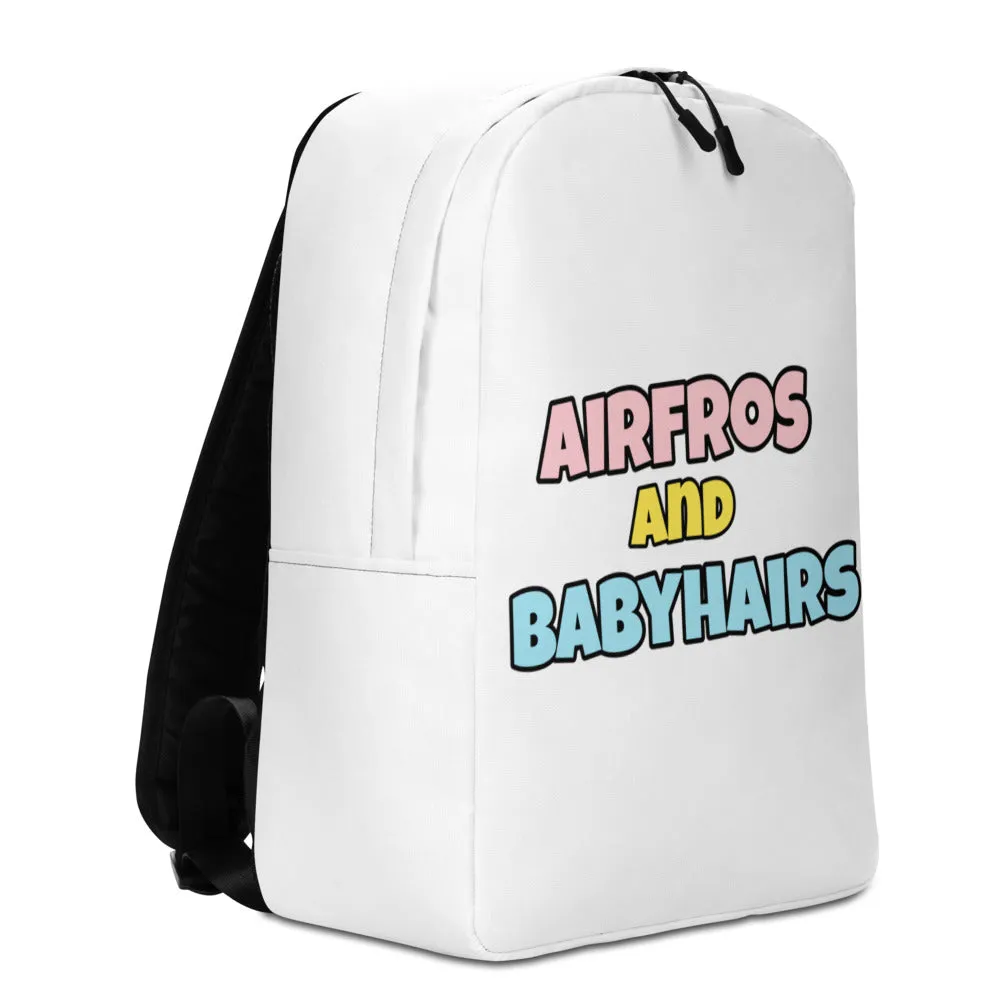 Airfros And Babyhairs Minimalist Backpack