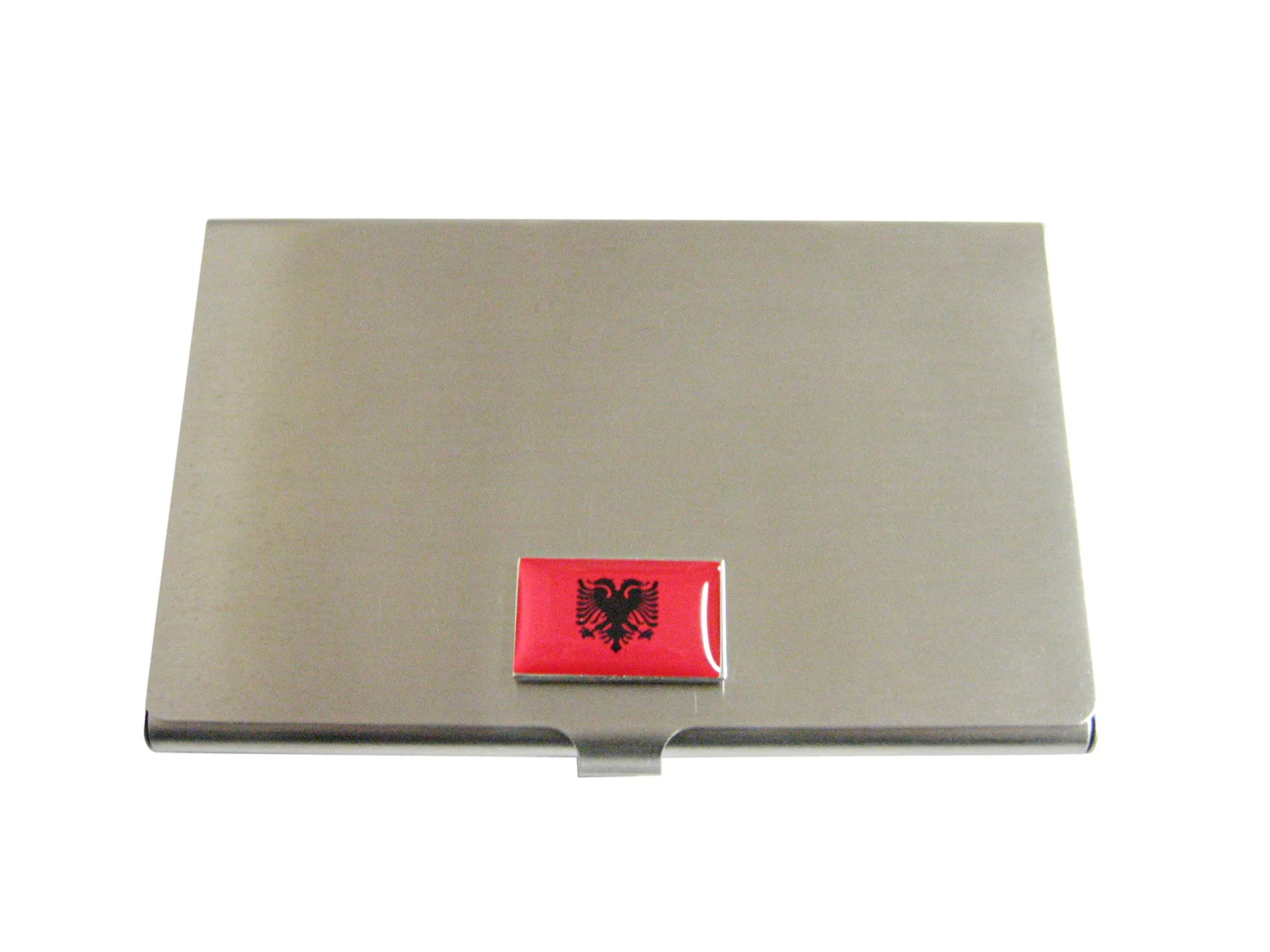 Albania Flag Business Card Holder