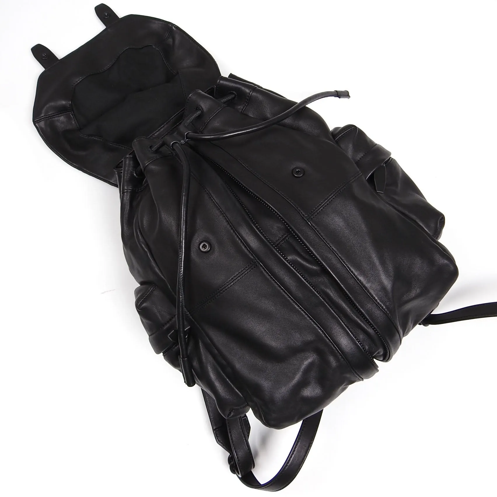 Alexander Wang Black Leather Marti Backpack