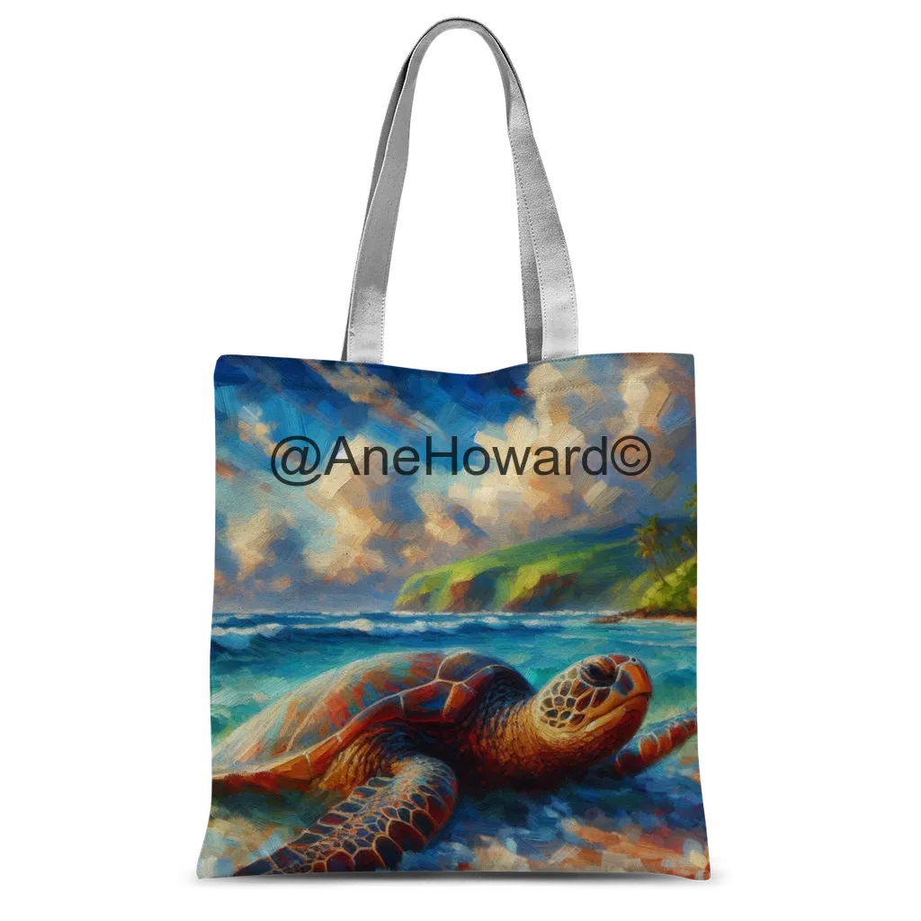 Aloha Sea Turtle Classic Sublimation Tote Bag