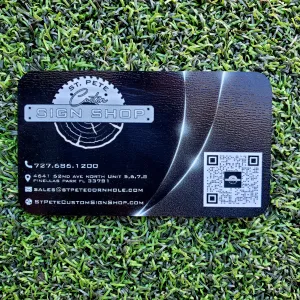 Aluminum Business Cards