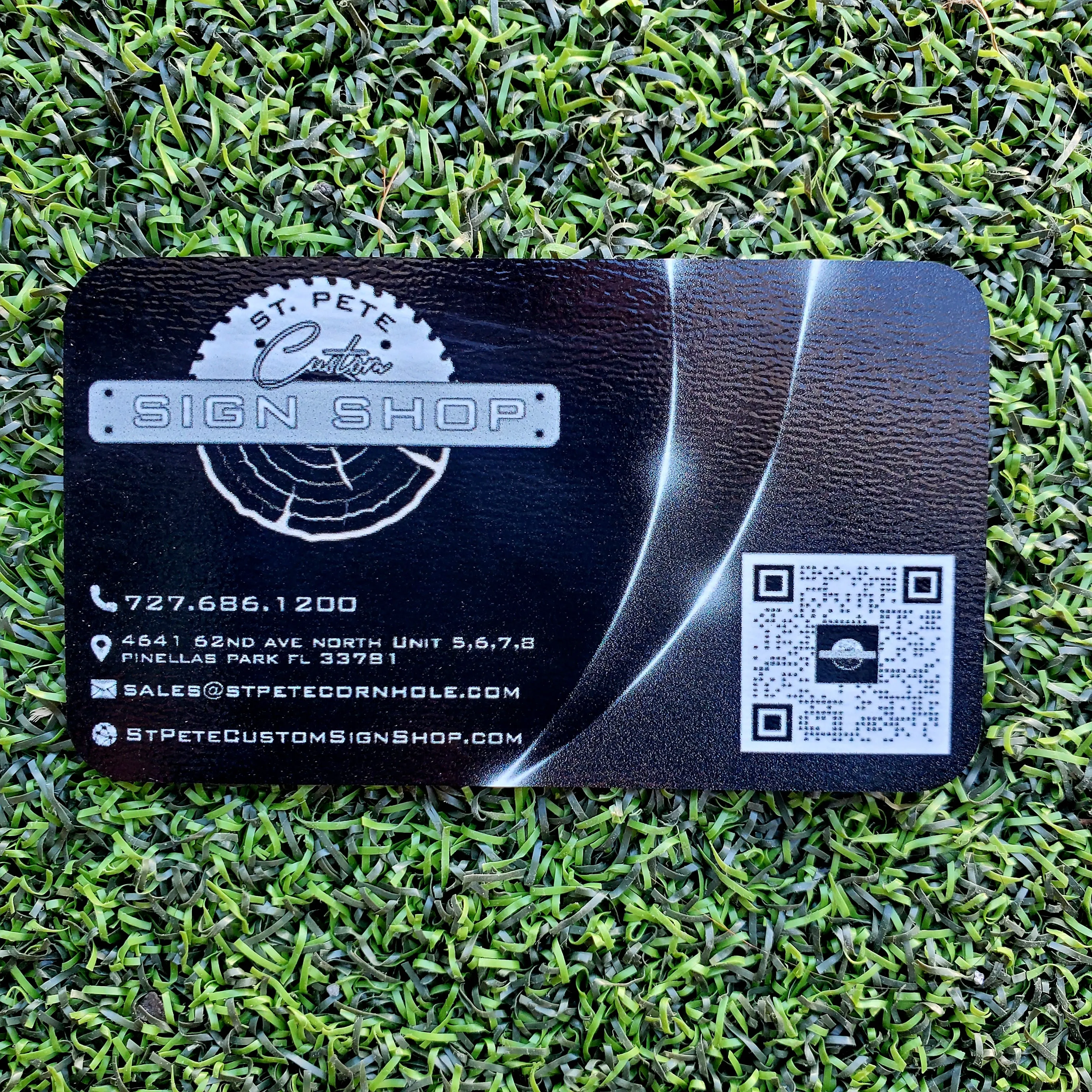 Aluminum Business Cards