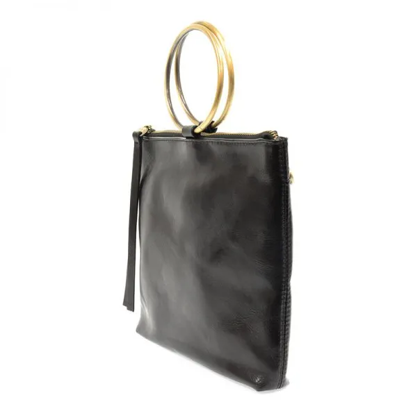 Amelia Ring Tote Gold Handle Bag