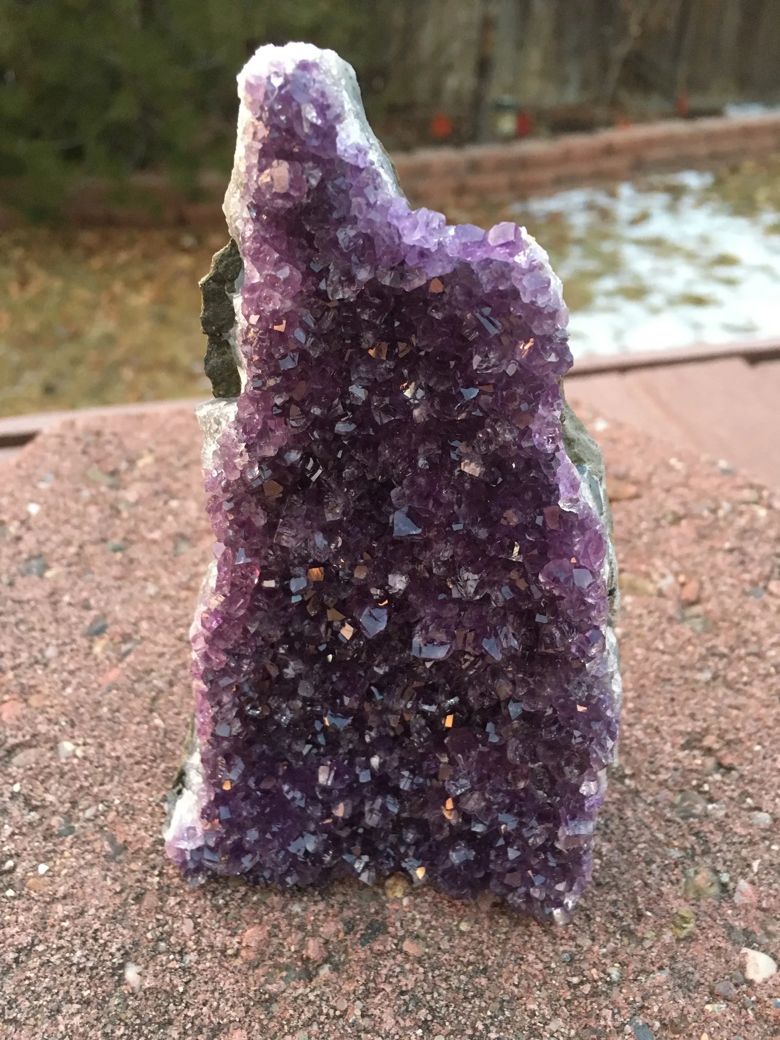 Amethyst Crystal Cluster, 5" x 3"