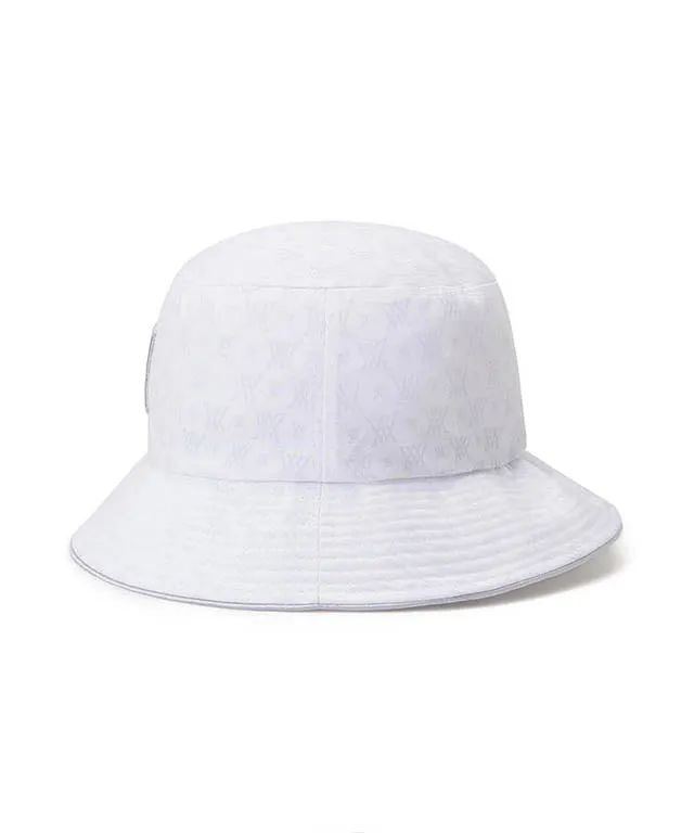 ANEW Golf: Monogram Round Taping Bucket Hat - White