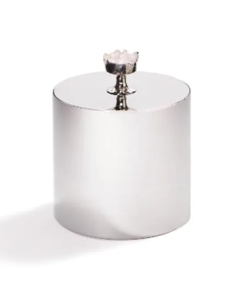 ANNA NEW YORK | Hospitality Ice Bucket | Silver & Crystal