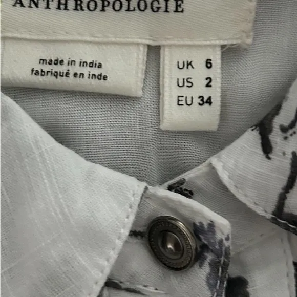 Anthropologie Shirtdress