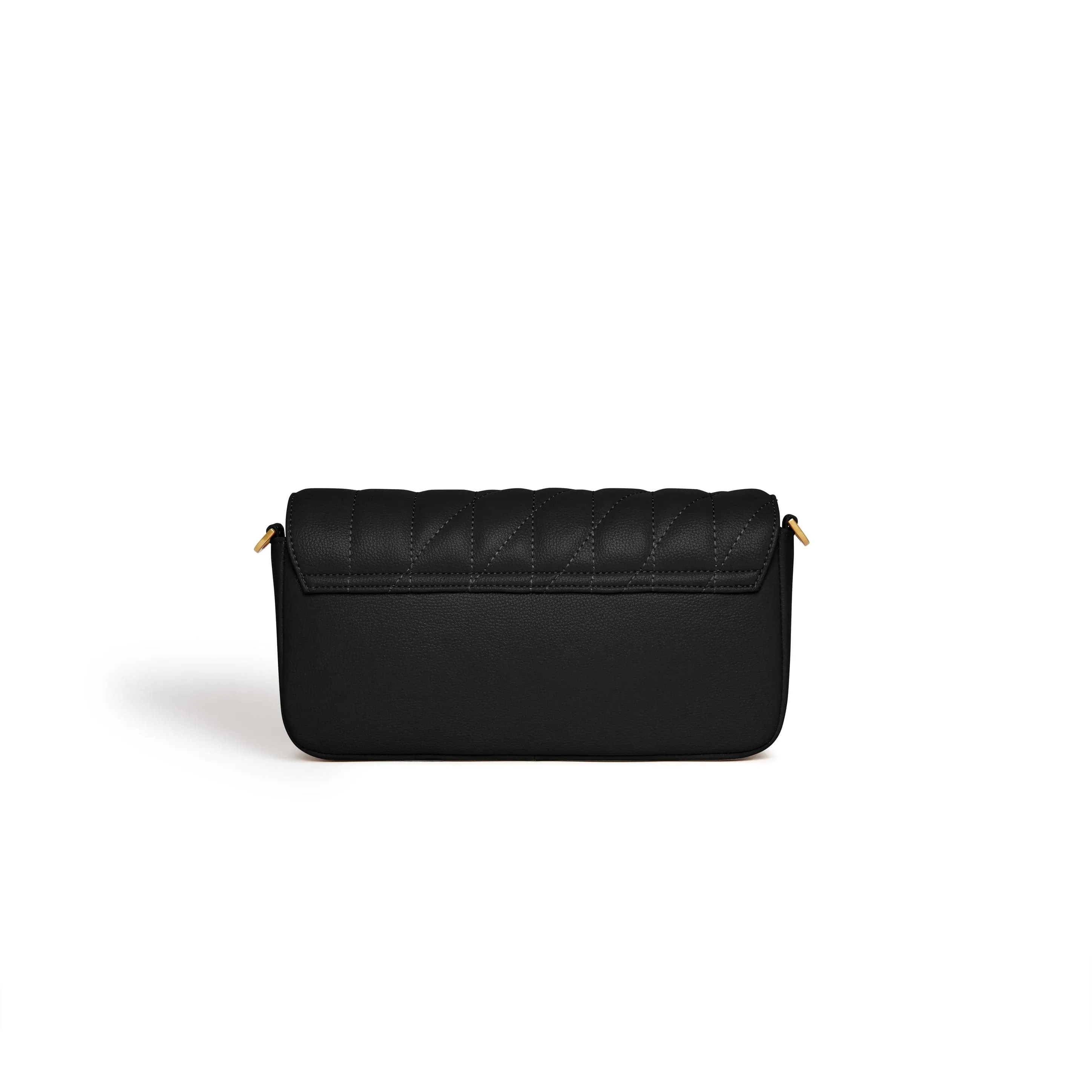 Aurora Vegan Leather Crossbody Bag | Black