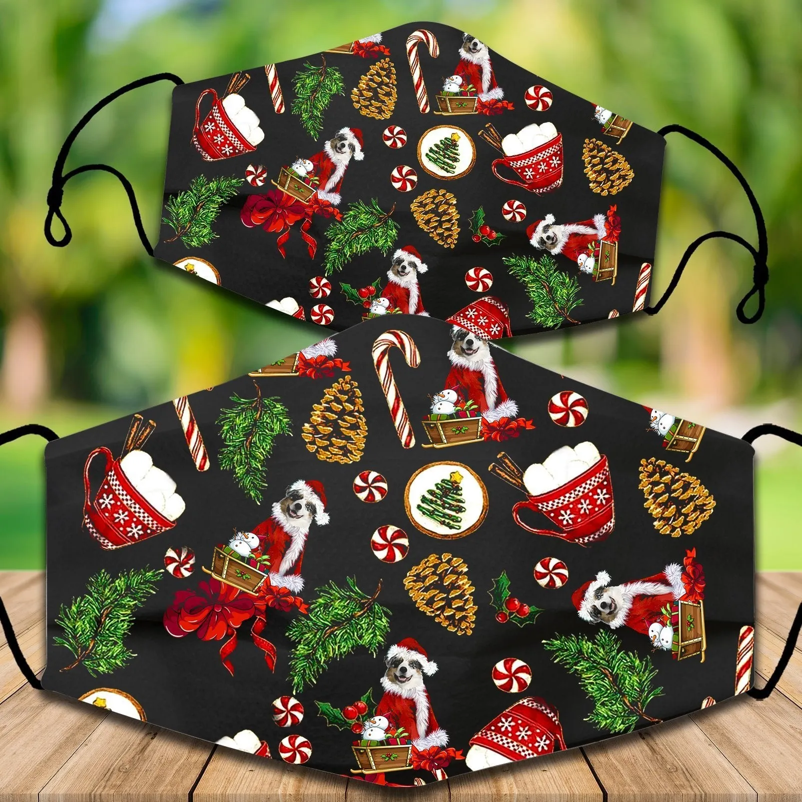 Australian Shepherd Christmas Veil