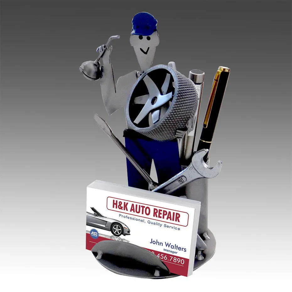 Auto Mechanic Business Card Holder