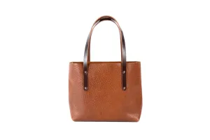 AVERY LEATHER TOTE BAG - LARGE - COGNAC BISON