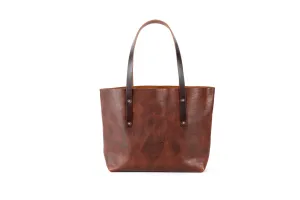 AVERY LEATHER TOTE BAG - LARGE - WHISKY BISON