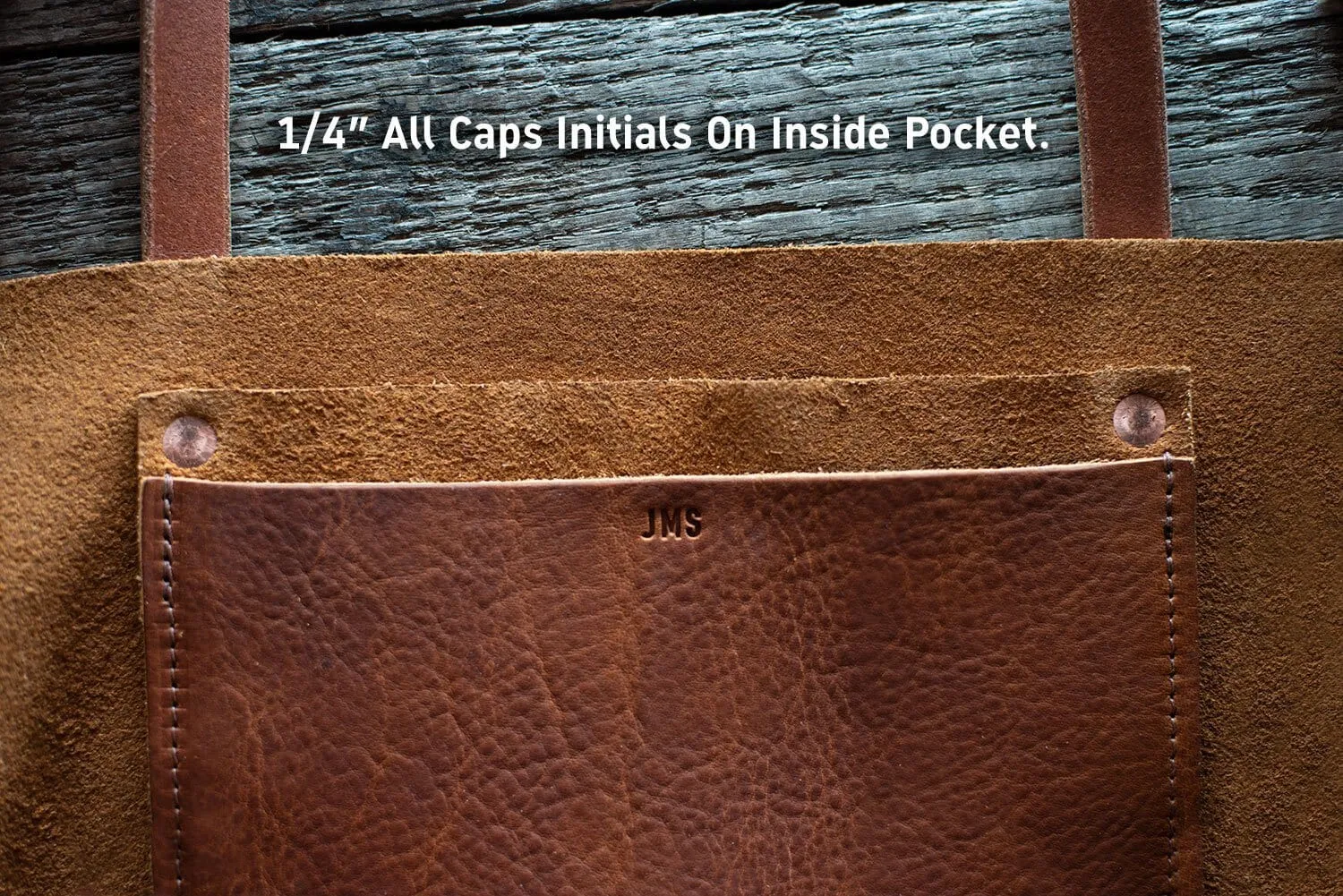 AVERY LEATHER TOTE BAG - MEDIUM - INDIGO BISON