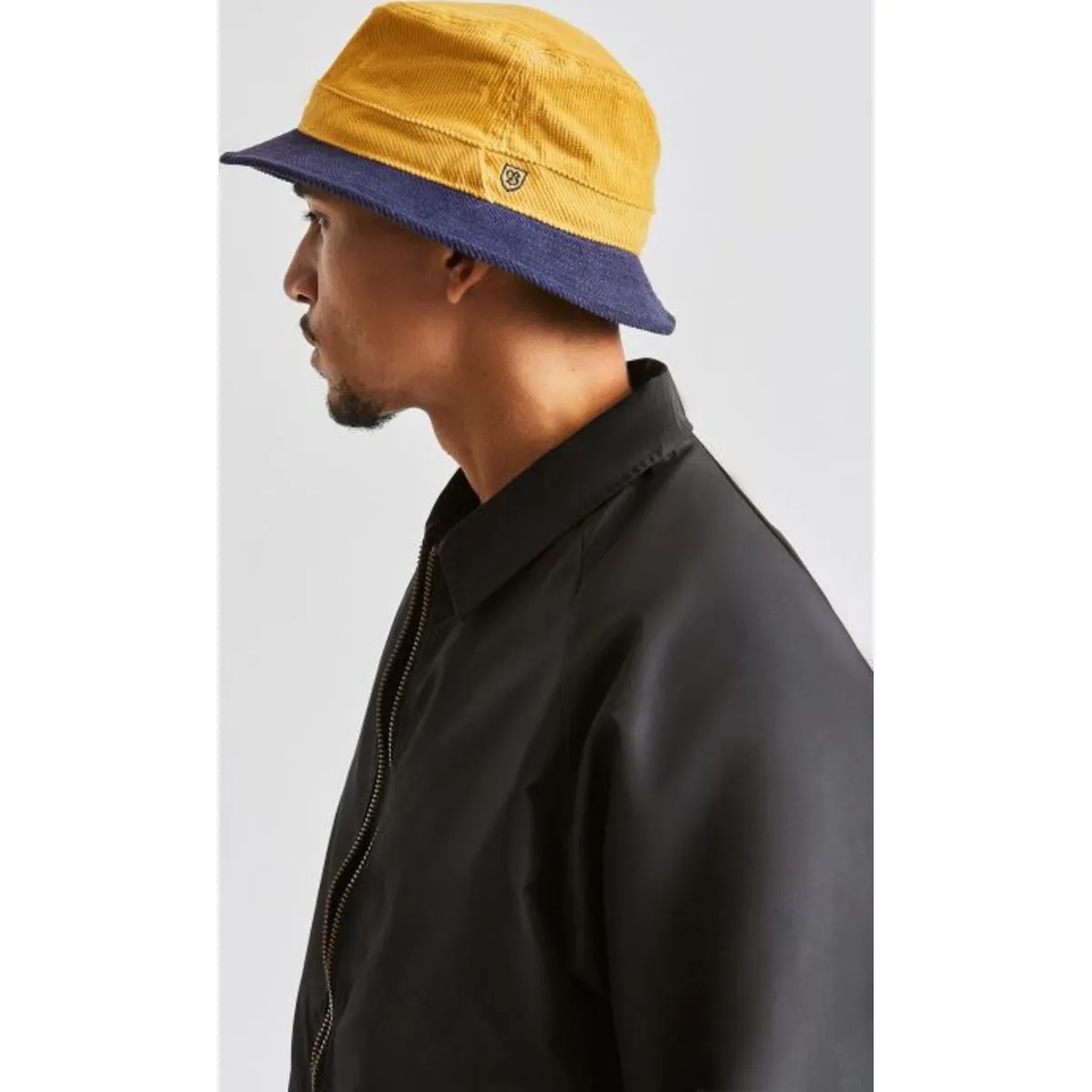 B-Shield Bucket Hat - Sunset Yellow/Washed Navy
