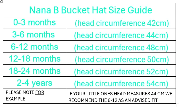 Baby Boys Blue Wide Brim Bucket Hat