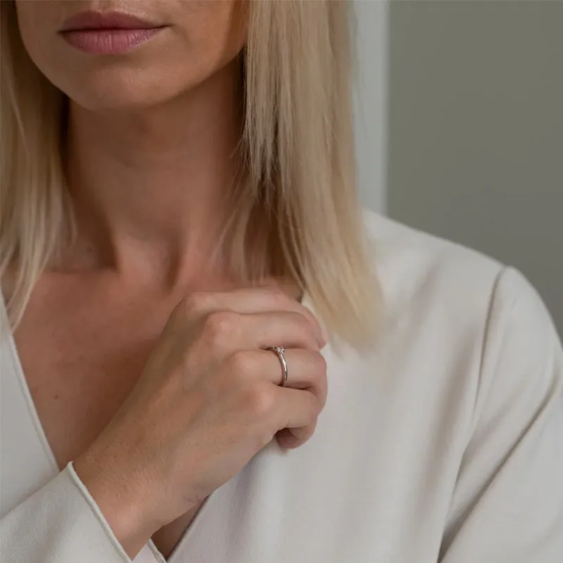 Bague TI SENTO - Argent, zircons (12211ZI)