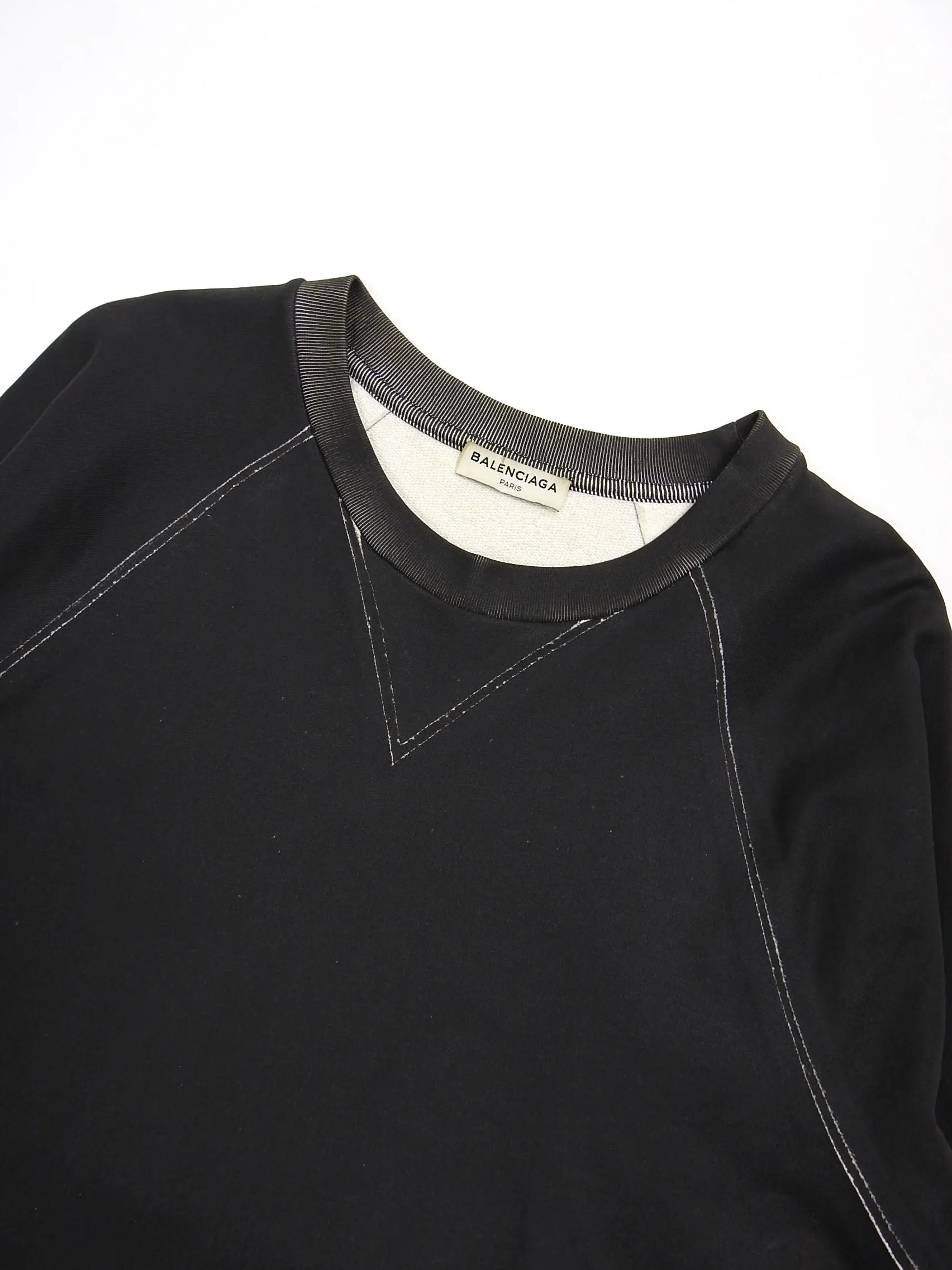 Balenciaga Grey Crewneck Sweater Medium