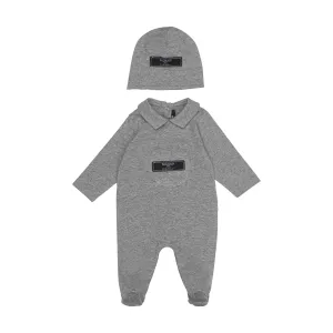 Balmain Baby Grey Pyjama Ensemble