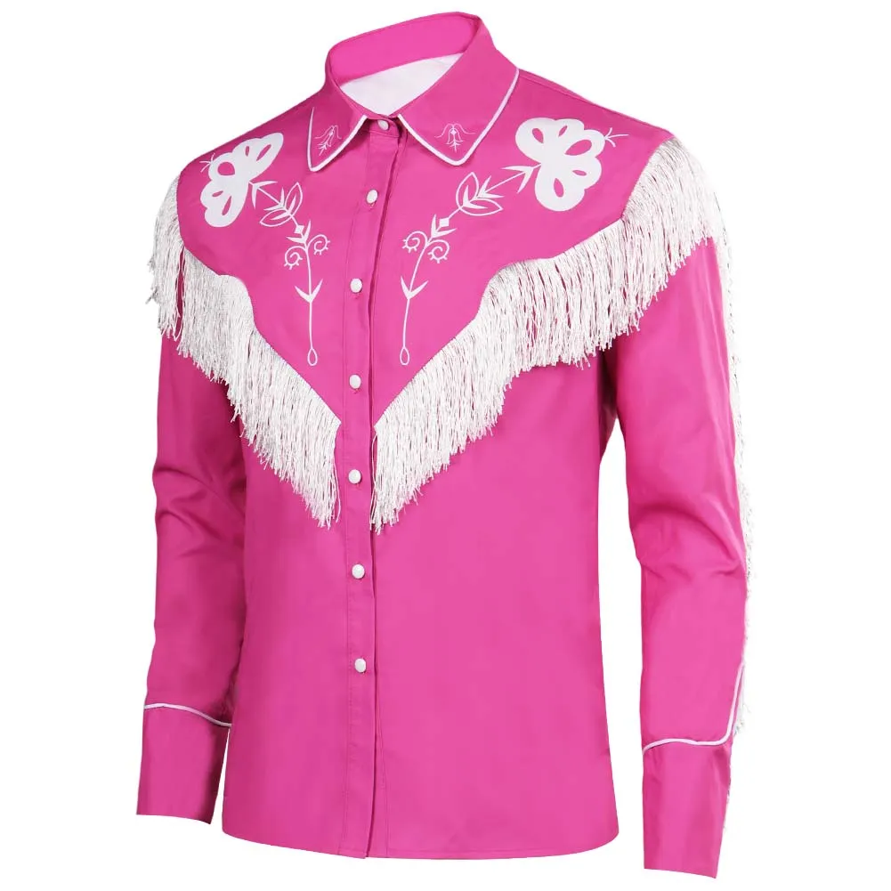 Barbie 2023 Ken Original Design Pink Tassel Jacket Cosplay Costume Outfits Halloween Carnival