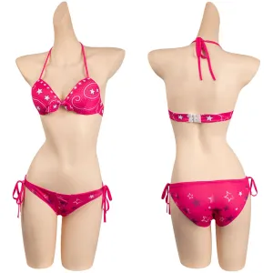 Barbie 2023 Margot Robbie Barbie Cosplay Costume Outfits Halloween Carnival Party Suit Cosplay Swimsuit