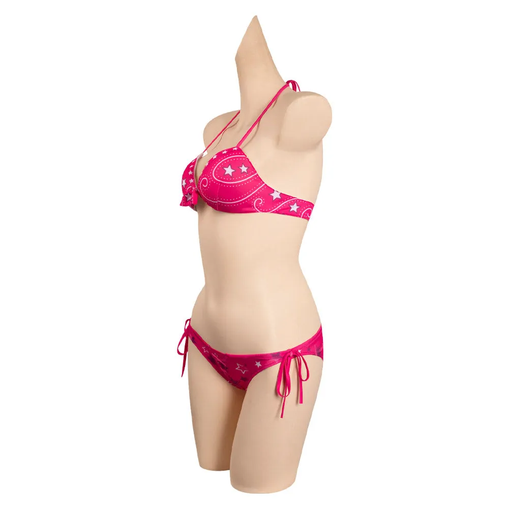 Barbie 2023 Margot Robbie Barbie Cosplay Costume Outfits Halloween Carnival Party Suit Cosplay Swimsuit