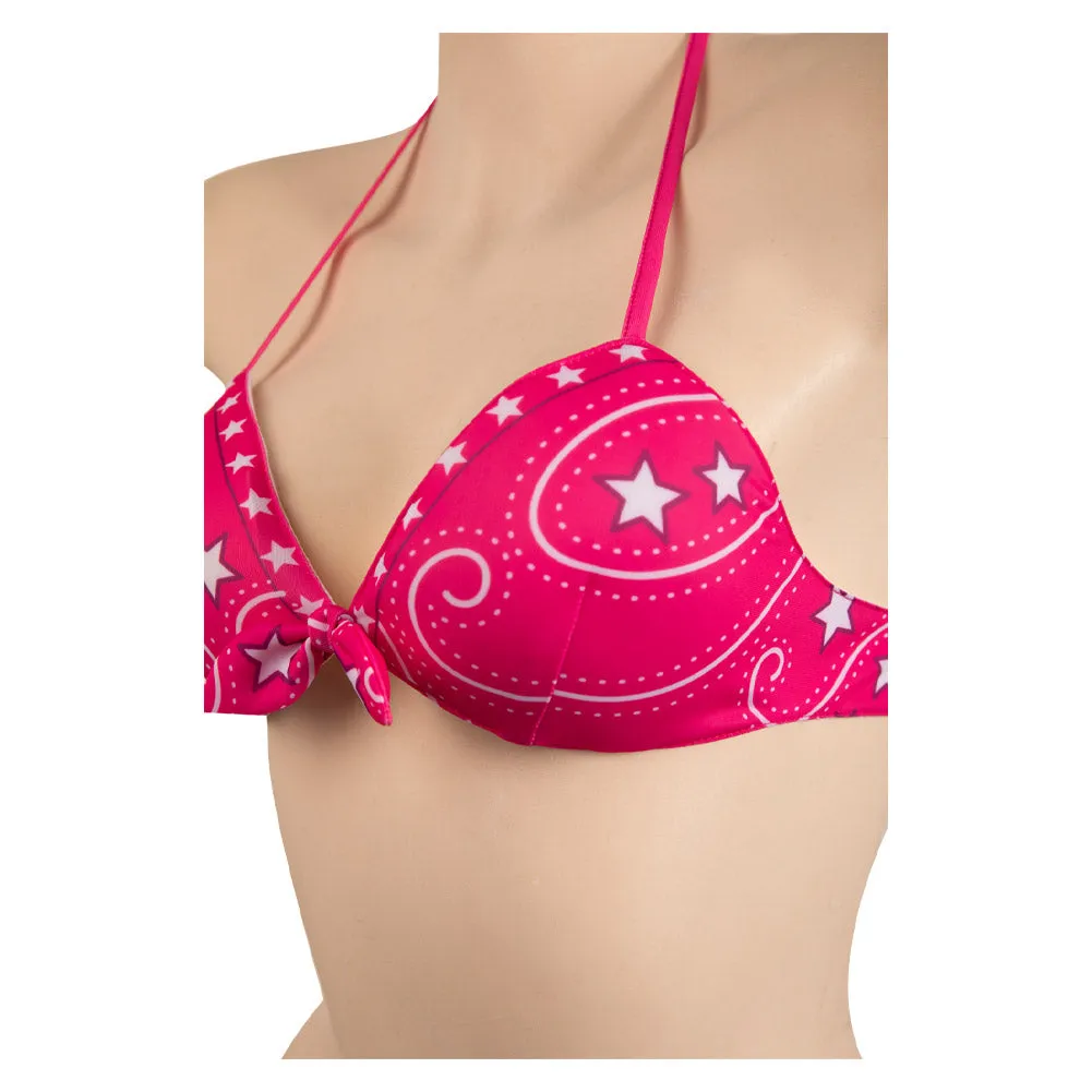 Barbie 2023 Margot Robbie Barbie Cosplay Costume Outfits Halloween Carnival Party Suit Cosplay Swimsuit
