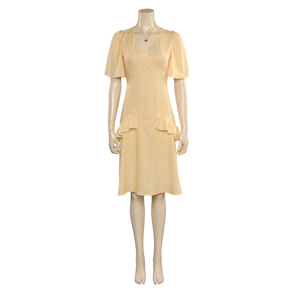 Barbie Cosplay Costume Yellow Dress Outfits Halloween Carnival Suit